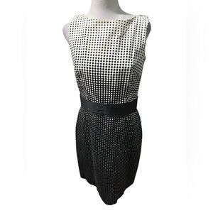banana republic black one shoulder dress Women's Ann Taylor Ann Taylor Polka Dot Shirt Dress Black, M